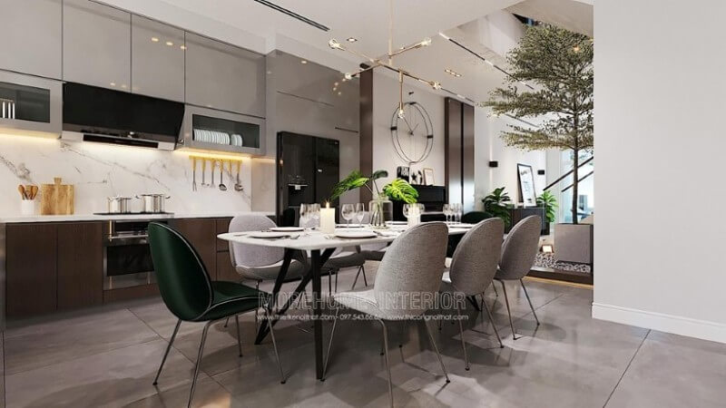 Mẫu đá nhân tạo ốp bếp sang trọng cho nhà chung cư, nhà phố, biệt thự Đá nhân tạo cho nhà bếp