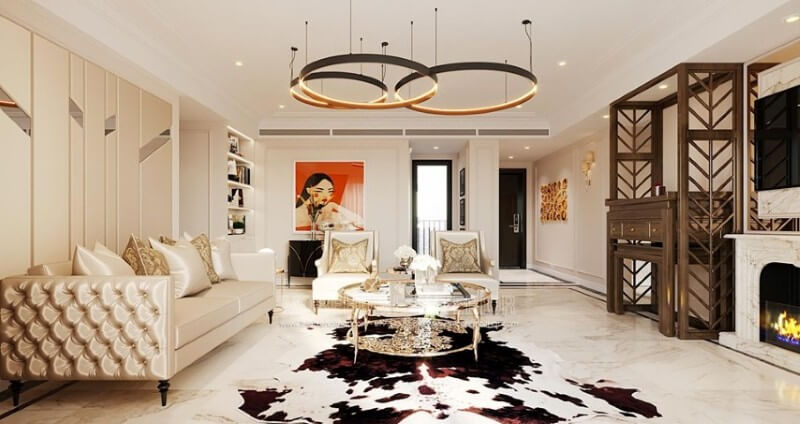 Đá ốp tường phòng khách Đá nhân tạo ốp tường phòng khách