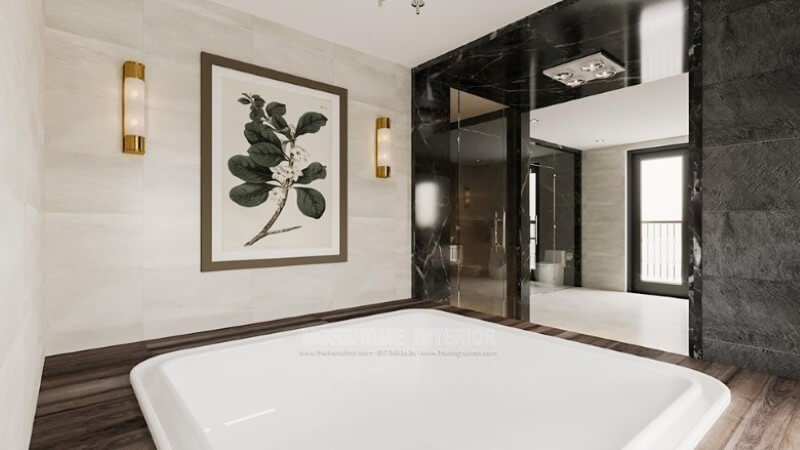 Morestone gợi ý bạn mẫu đá ốp tường cho phòng tắm đẹp sang trọng