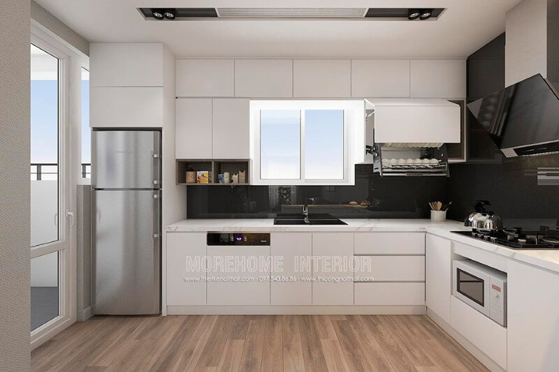 Đá ốp mặt bàn bếp nhân tạo