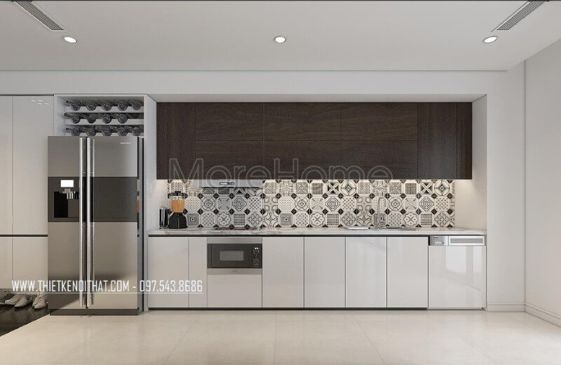 Đá ốp mặt bếp nhân tạo solid surface đang được rất nhiều khách hàng yêu thích và lựa chọn cho không gian nhà bếp của mình đá ốp bếp màu trắng