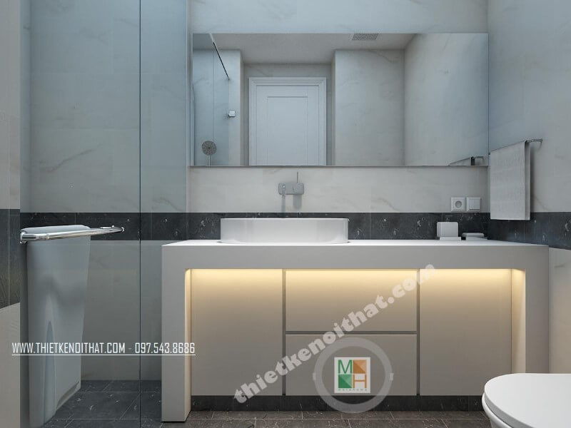 Đá nhân tạo ốp tường đẹp sẽ giúp phòng tắm hiện đại và sang trọng hơn. đá ốp tường phòng tắm