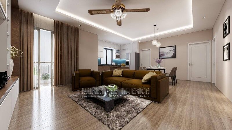 và sang trọng
Không gian nội thất chung cư được trang trí với phong cách lịch sự, trang nhã và sang trọng.