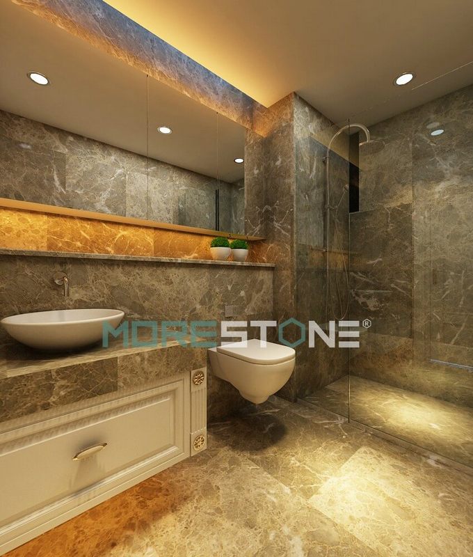 Lựa chọn dòng đá tự nhiên cao cấp phù hợp để ốp đá nhà phòng tắm theo thiết kế phong cách gia chủ.