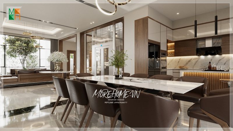 Một tủ bếp có thiết kế hiện đại sẽ giúp bạn bảo quản và sắp xếp các món đồ nội thất cần thiết trong phòng bếp.