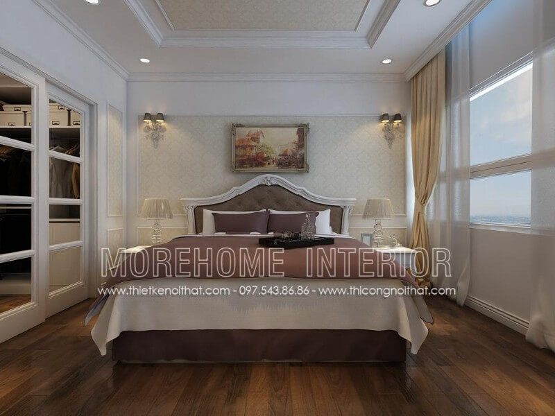 .
Mẫu giường tân cổ điển sẽ làm bạn hài lòng với chất liệu bằng gỗ tự nhiên cao cấp có khả năng chống mối mọt, cong vênh, đảm bảo sự bền lâu và an toàn cho người sử dụng.