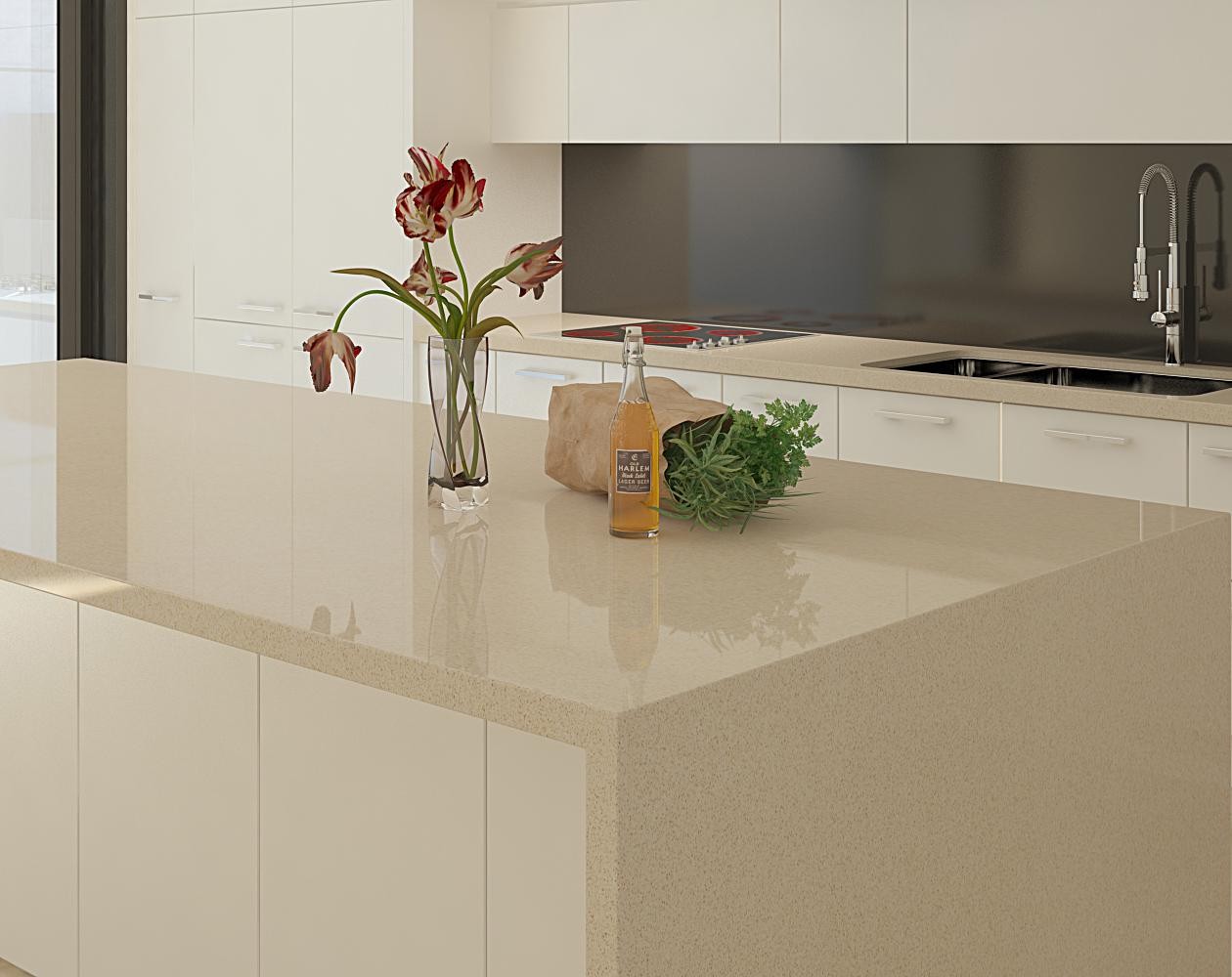 Những mẫu đá nhân tạo gốc thạch anh trang trí nội thất cho nhà đẹp 2019