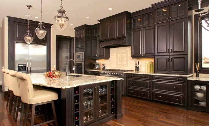  Đá granite ốp bếp