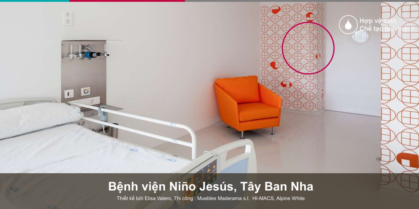 Đá solid surface HIMACS - vật liệu thân thiện với môi trường