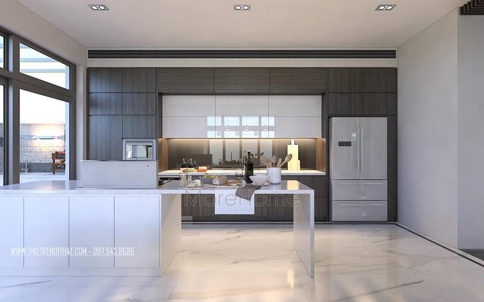 Top 30+ mẫu bàn ăn mặt đá nhân tạo Solid Surface đẹp nhất năm 2022