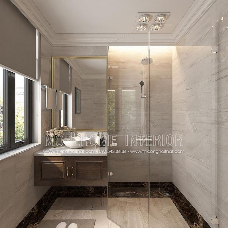 bàn đá lavabo màu trắng