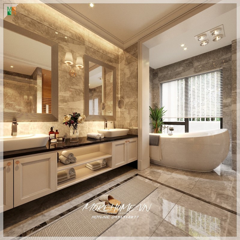 bàn đá lavabo nhân tạo