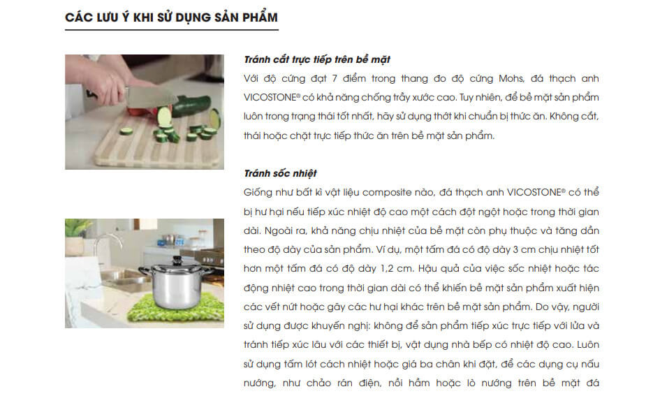 Bảo dưỡng đá nhân tạo Bảo dưỡng đá nhân tạo